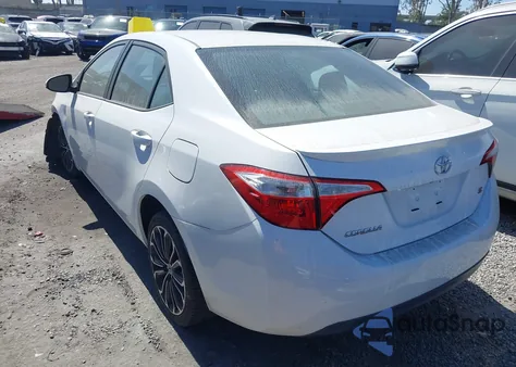 2015 Toyota Corolla S Plus from USA, damaged, VIN 5YFBURHE1FP317740
